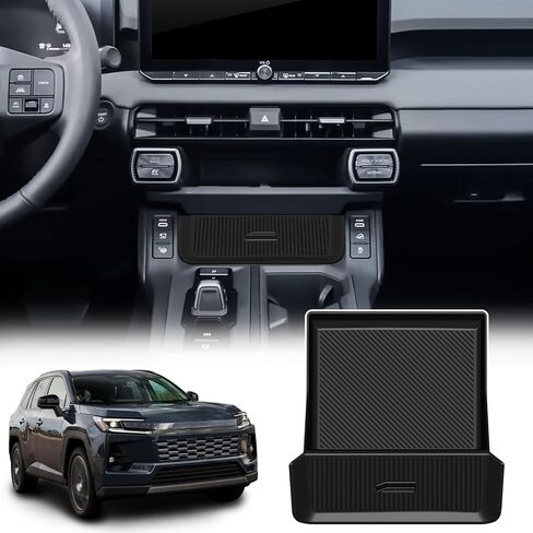 منظم وحدة التحكم المركزية لسيارة Toyota RAV4 لعام 2026، صينية تخزين من السيليكون، تركيب منسدل، يزيد من مساحة التخزين، ملحقات Toyota RAV4 لعام 2026 in Kuwait