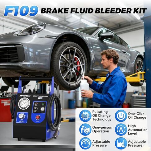 Universal Brake Bleeder Adapter, Adjustable 22-58mm Master Cylinder Adapters Aluminium Alloy with 4 Quick Couplings, Rubber Seal Ring for Buick, Chevrolet, Honda, Toyota & More in Kuwait