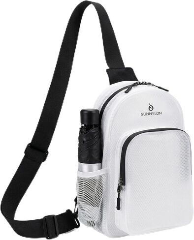 TPU Crossbody Sling Bag for Women,Waterproof Chest Bag with Adjustable Strap, Stadium Clear Bag for Travel Concert in Kuwait