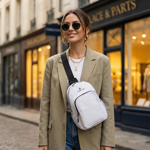 TPU Crossbody Sling Bag for Women,Waterproof Chest Bag with Adjustable Strap, Stadium Clear Bag for Travel Concert in Kuwait