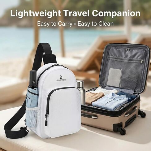 TPU Crossbody Sling Bag for Women,Waterproof Chest Bag with Adjustable Strap, Stadium Clear Bag for Travel Concert in Kuwait