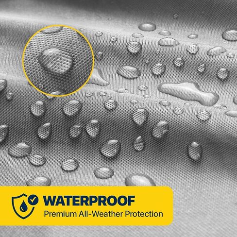 أغطية جلد مانعة للتسرب، غطاء سيارات الدفع الرباعي عالي التحمل، قماش PEVA مقاوم للماء مع طبقة قطنية، أشرطة مقاومة للرياح، حماية من الأشعة فوق البنفسجية، مقاسات عالمية (201 بوصة - 206 بوصة طول × 75 بوصة ارتفاع) in Kuwait