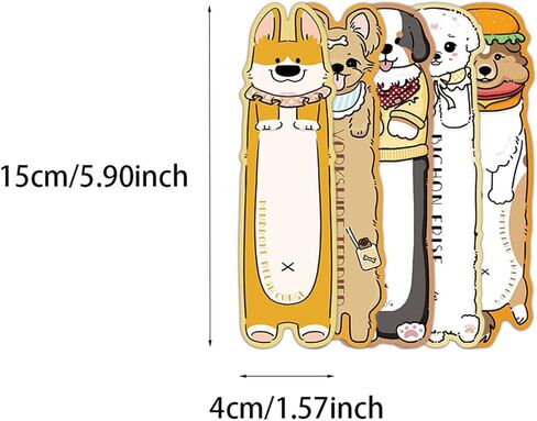 30PCS Bookmarks for Kid Cute Dog Bookmarks Animal Theme，Funny Bookmark for Men,Women, Book Lovers,Page Markers for Students Teachers Reading,DIY Art Decoration Cards，Romance Reader Present Handmade in Saudi Arabia
