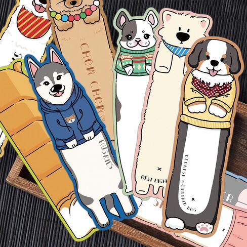 30PCS Bookmarks for Kid Cute Dog Bookmarks Animal Theme，Funny Bookmark for Men,Women, Book Lovers,Page Markers for Students Teachers Reading,DIY Art Decoration Cards，Romance Reader Present Handmade in Saudi Arabia