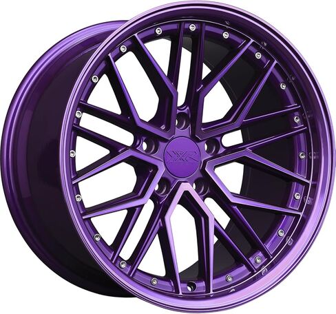 Xxr 571 20x9 5x114.3 35et عجلة أرجوانية مقطوعة بالألماس in Kuwait
