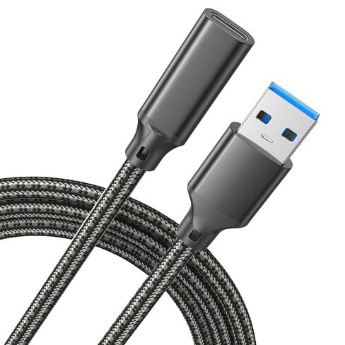 كابل USB 3.0 إلى Micro B بطول 6 أقدام 2 حزمة، سلك USB من النوع A إلى Micro B ذكر إلى ذكر مع موصل مطلي بالذهب متوافق مع القرص الصلب وSamsung Galaxy S5 وNote 3 والكاميرا والمزيد in Saudi Arabia