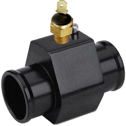 Automotive Engine Radiator In-Line Water Hose End Fitting Adapter 1/8" Inch NPT 12 Volt Electric Fan Grounding Thermostat Temperature Switch Kit (1.25 Inch, 200'F On - 185'F Off) in Saudi Arabia