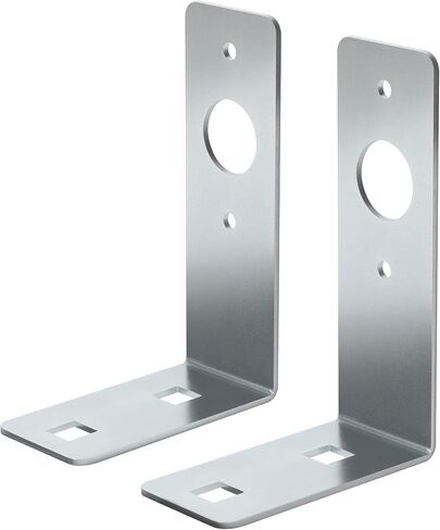 Lonffery Trailer Light Bracket 2PC، تركيب دعامة إضاءة من الفولاذ المجلفن على شكل حرف L، مناسب عالميًا للمقطورات والقوارب والبضائع والمركبات الترفيهية - تركيب دعامة إضاءة للمقطورة in Kuwait