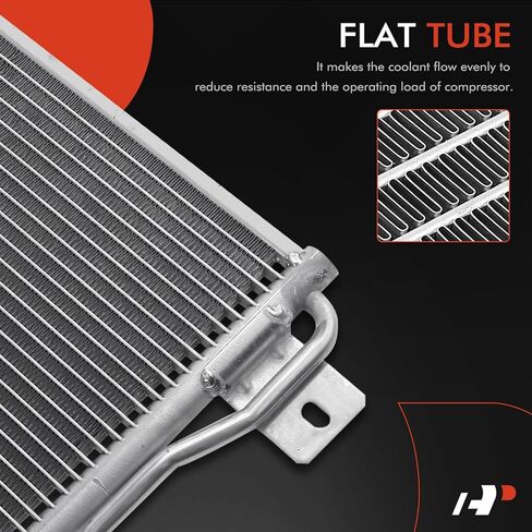 A-Premium Air Conditioning A/C Condenser Compatible with Ford F650 2001-2007, F750 2004-2007 & International Harvester 2674 1996, 4900 1991, 7300 2003-2007, 7400, 7500, 7600, 7700, 5600i 9100i SBA in Saudi Arabia