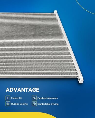 مكثف تيار متردد PHILTOP 7-3247 متوافق مع Grand Cherokee 2005 2006 2007 2008 2009 2010، Commander 2006 2007 2008 2009 2010، OE # CH3030221 in Saudi Arabia