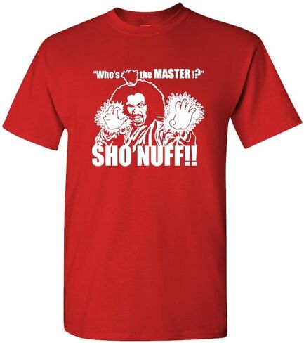 The Goozler SHO' Nuff - Retro 80s Movie Martial Arts - Mens Cotton T-Shirt in Saudi Arabia