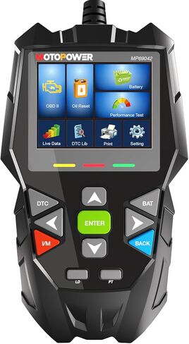 MOTOPOWER 4 in 1 Code Reader Car Diagnostic Scan Tool Oil Maintenance Reset, Battery Test, Performance Test with Lifetime Update in Kuwait