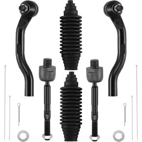 طقم أطراف قضيب ربط BDFHYK 6 قطع متوافق مع Honda Civic 2012-2015، 2*قضيب ربط داخلي EV800906+1*قضيب ربط خارجي ES800912+1*قضيب ربط خارجي ES800913+2*غطاء غبار in Kuwait