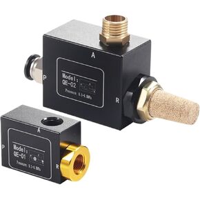 صمام عادم هوائي سريع من الألومنيوم QE-01/02/03/04 مكونات هوائية (QE-03 مع 8 مم) in Kuwait