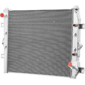 Aluminum Radiator Compatible with 2011-2016 Chevy Silverado GMC Sierra 2500 3500 HD GM 6.6L Duramax Diesel LML Engine 2-Core Performance Cooling in Kuwait