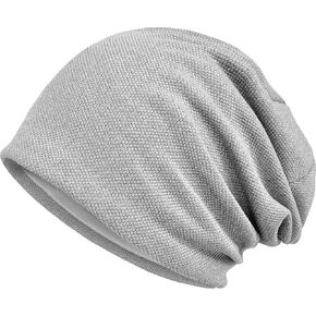 Chemo Headwear for Women Cotton Slouchy Beanie Soft Breathable Knit Cancer Hat for Hair Loss Sleep Cap in Saudi Arabia