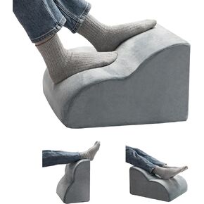 مسند قدم مريح من Ganondorf لتحت المكتب في العمل، متعدد الأغراض للقدم ووسادة رفع الساق ووسادة دعم الظهر ودعم مكتب اللفة، رغوة عالية الكثافة مع غطاء قابل للغسل in Kuwait