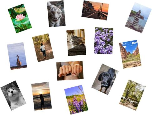 مطبوعات صور Hisi Moments مخصصة مقاس 1 × 1.5 بوصة (مجموعة من 8 صور) - صور بحجم محفظة صغيرة مخصصة، ورق صور ممتاز in Saudi Arabia