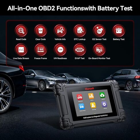 iCarsoft DE V4.0 أداة مسح تشخيصي ثنائية الاتجاه للنظام الكامل لمعظم طرازات السيارات من مجموعة مرسيدس بنز، وبي إم دبليو، وV.A.G وبورشه، وماسح ضوئي obd2 يصل إلى 42 خدمة قارئ رمز السيارة المباشر للبيانات in Saudi Arabia