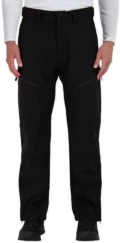 Gerry Men's Stretch Snow Pants, Waterproof, Fleece Lined, Adjustable Waist, Articulated Knees, Secure Zip Pockets, Black (Black, XX-Large) in Saudi Arabia