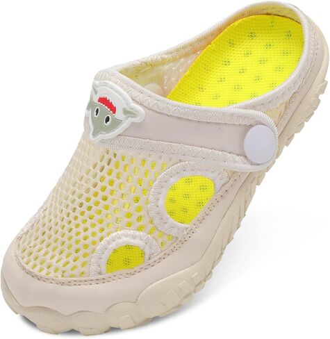 BARERUN Kids Water Shoes with Dual-Wears Boys Girls Quick Dry Breathable Water Shoes Closed Wide Toe Slide Sandals for Beach Swim Pool River in Kuwait