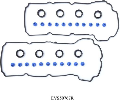 Engine Valve Cover Gasket Compatible with Ford & Lincoln & Mazda & Mercury Model Edge & Flex & Fusion & Taurus & MKS & MKT & CX-9 & Sable with Engine Base 3.5L V6 3.7L V6 (Rep# VS50767R) - EVS50767R in Kuwait