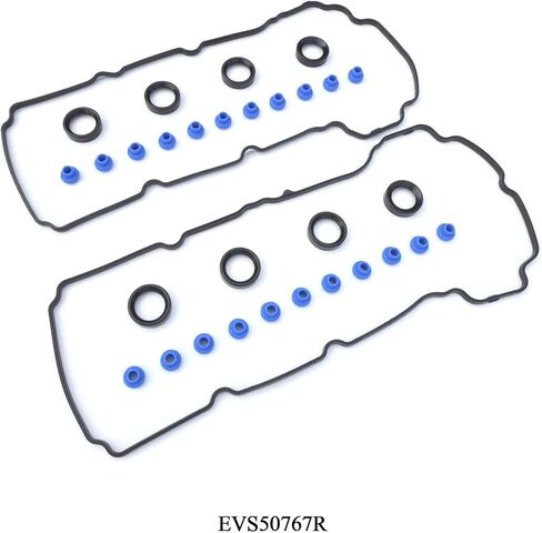 Engine Valve Cover Gasket Compatible with Ford & Lincoln & Mazda & Mercury Model Edge & Flex & Fusion & Taurus & MKS & MKT & CX-9 & Sable with Engine Base 3.5L V6 3.7L V6 (Rep# VS50767R) - EVS50767R in Kuwait