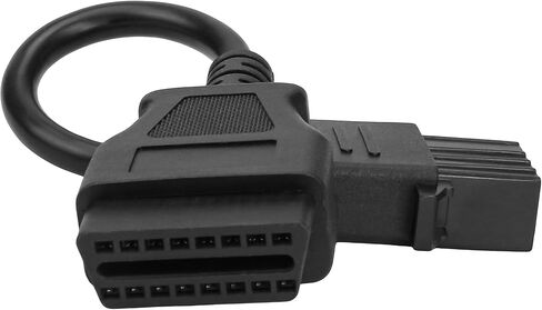 8 Pin OBD1 to 16 Pin OBD2 Diagnostic Adapter Cable Compatible with Volvo Heavy Duty Truck, Work with Truck Obd2 Scanner Tools and Code Reader in Saudi Arabia