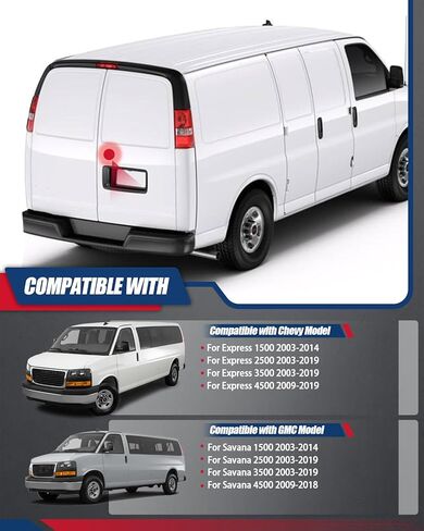 محرك قفل الباب الخلفي الأيمن للراكب يناسب سيارة Chevy Express 1500 2003-2014، 2500 3500 03-2019، 4500 2009-19، مزلاج الباب لـ GMC Savana يستبدل 22834666 in Saudi Arabia