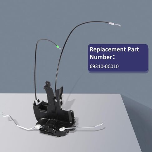 Manual Door Lock Latch Assembly Passenger Side Compatible for Toyota Tundra 2000-2006 Front Right Non-Power Lock Latch Replacement in Saudi Arabia