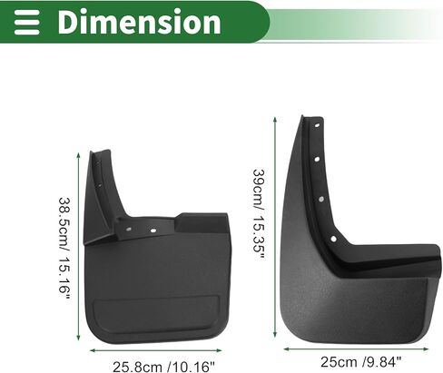 واقيات الطين من Motoforti واقيات الطين لسيارة Lincoln Navigator 2018-2023 مع ملحقات التركيب in Kuwait