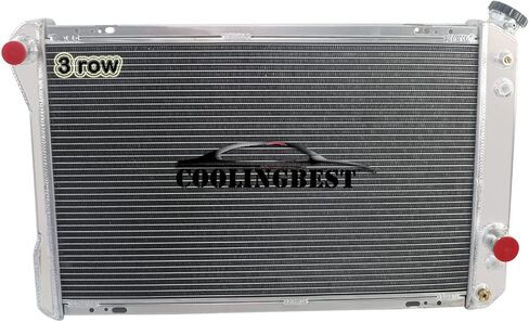 CU951 Aluminum Radiator for 1982-1992 Chevy Camaro P20 P30 P60, GMC P2500 P3500, Pontiac Firebird Trans Am, 3 Row Radiators 2.5 3.1 3.8 5.0 5.7 L4 V6 V8 Engine in Saudi Arabia
