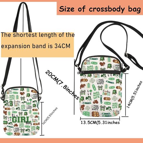 TSOTMO Scout Merch Leader هدية الكشفية كوكي حقيبة كروس للجسم مغامرة عاشق فرقة هدية حقيبة التخييم (G Thing cross) in Saudi Arabia