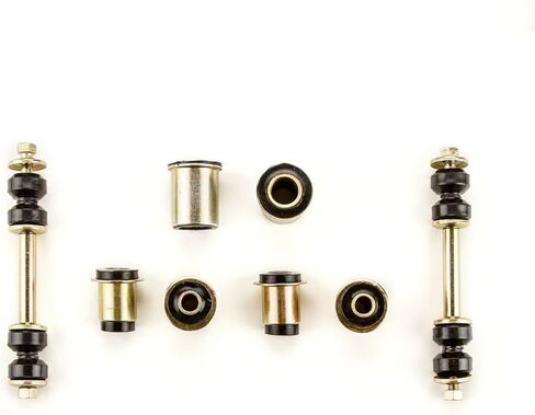 Black Poly Front End Suspension Bushing Set Polyurethane Steel Sway Bar Links Control Arm Bushings for Plymouth for Barracuda 1964-1969 KIt or Single Part BPFESBSF11PB 901-81942 in Kuwait