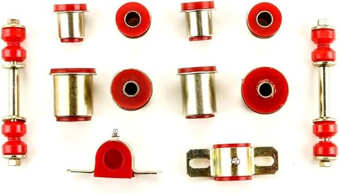 Red Polyurethane Front Suspension Bushings Set Bushing Gasket/Seal Mounting Hardware for Chevy for Monte Carlo 1973 Greasable RPFSBSF1CMC 901-81966 in Kuwait