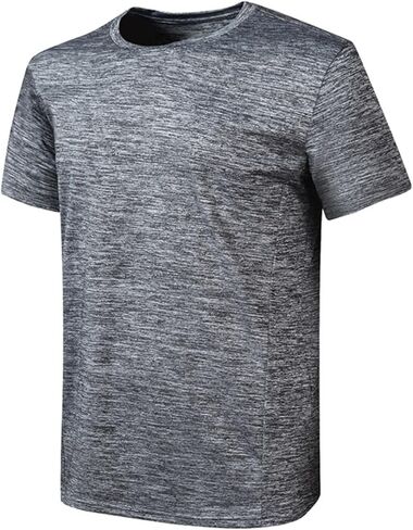 Mens Athletic T Shirt Quick Dry Moisture Wicking Short Sleeve Performance Sports Tee for Basketball Gym Outdoor Training in Saudi Arabia