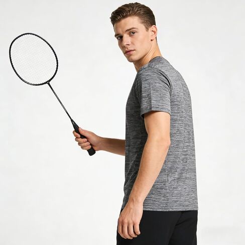 Mens Athletic T Shirt Quick Dry Moisture Wicking Short Sleeve Performance Sports Tee for Basketball Gym Outdoor Training in Saudi Arabia