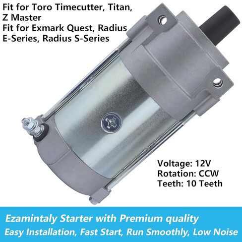 136-7880 Starter and Relay Replacement for Toro Timecutter Titan HD Lawn Mowers, for 2P77F Engines 133-1564 127-9209 133-9828, Timecutter Starter for Toro in Kuwait