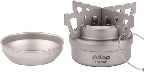 Titanium Alcohol Stove Cover, Portable Lightweight Camping Alcohol Stove Cover in Kuwait
