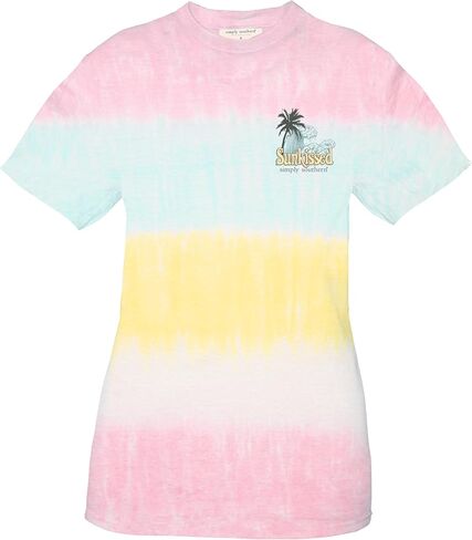 Simply Southern Women's Relaxed-Fit Short Sleeve T-Shirt | Sunkissed | Preppy and Stylish Women’s T-Shirt, Large in Saudi Arabia