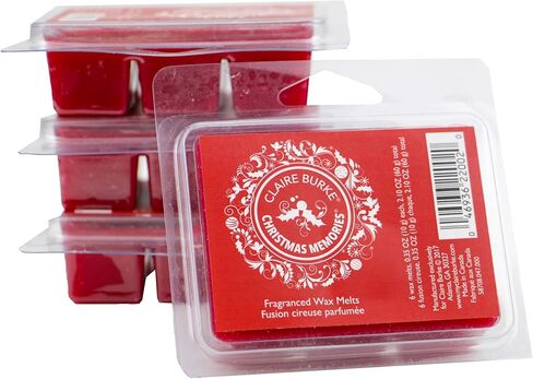 Claire Burke Scented Wax Melts, Fresh Royal Fir Scent, 24 Strongly Fragrant Wax Cubes - 4 Pack in Saudi Arabia