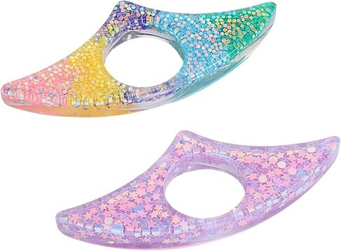 2 Pcs Rhinestones Thumb Book Page Holder, Thumb Bookmark for Reading, Glitter Diamond Dotting Book Opener Holder Thumb, Gifts for Bookworm, Readers, Literary, Teachers in Saudi Arabia