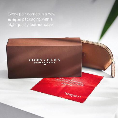 Christopher Cloos - Elsa Collection (Ristretto) - Women's Polarized Scandinavian Designer Sunglasses - High-end Cat Eye Sunglasses for Women - Womens Stylish Retro Sunglasses in Kuwait