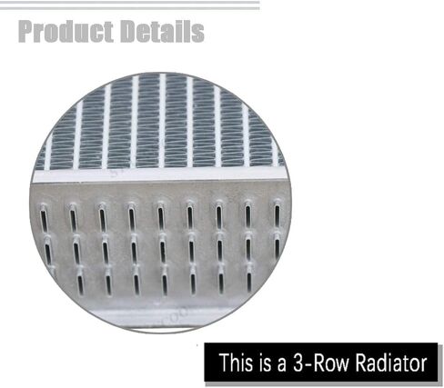 ENGINKUHLE Direct Radiator+16'' Fan Combo for Ford Mustang 1964-1966 V8 260 289 Falcon Mercury Comet AT/MT w/Wiring Relay kit in Kuwait