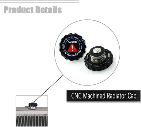 ENGINKUHLE Direct Radiator+16'' Fan Combo for Ford Mustang 1964-1966 V8 260 289 Falcon Mercury Comet AT/MT w/Wiring Relay kit in Kuwait