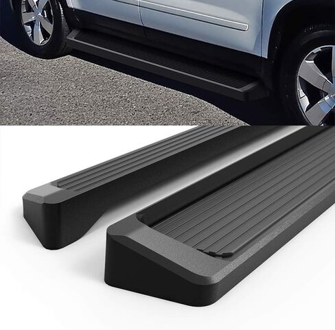 لوحة الجري HD Ridez مقاس 6 بوصات باللون الأسود متوافقة مع Chevy Traverse 2007-2017 وBuick Enclave 2007-2009 (باستثناء Denali) (القضبان الجانبية للخطوات الجانبية) in Saudi Arabia