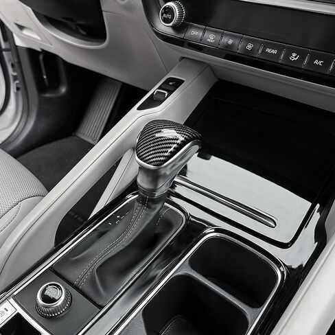Gear Shift Cover Compatible with KIA Telluride 2020-2025 Accessories, Shift Knob Cover Car Interior-Wood in Saudi Arabia