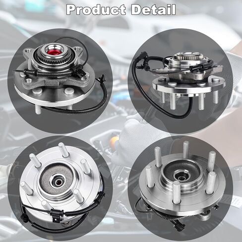 515169 Pair 2 Front Wheel Hub & Bearing Assembly 4WD for 2015 2016 2017 Ford F-150 (6 Lug) in Kuwait