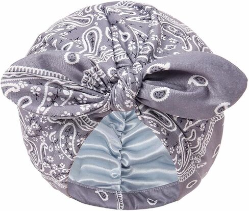 قبعات عمامة للنساء قبل ربطها معقودة طباعة خطوط وصمة عار قبعات العلاج الكيميائي بيني أغطية الرأس لتغطية فقدان الشعر السرطان in Kuwait