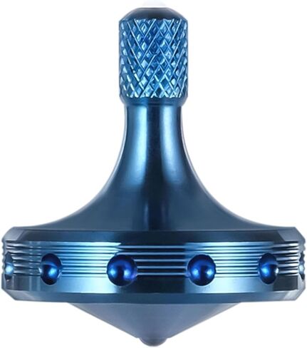 Precision Metal Spinning Top, High Performance Stainless Steel Spinning Tops Stress Relief Toys for Adults, Perfect Balance Spin Long Time for 5-10 Minutes (3PCS Black+Silver+Colorful) in Kuwait